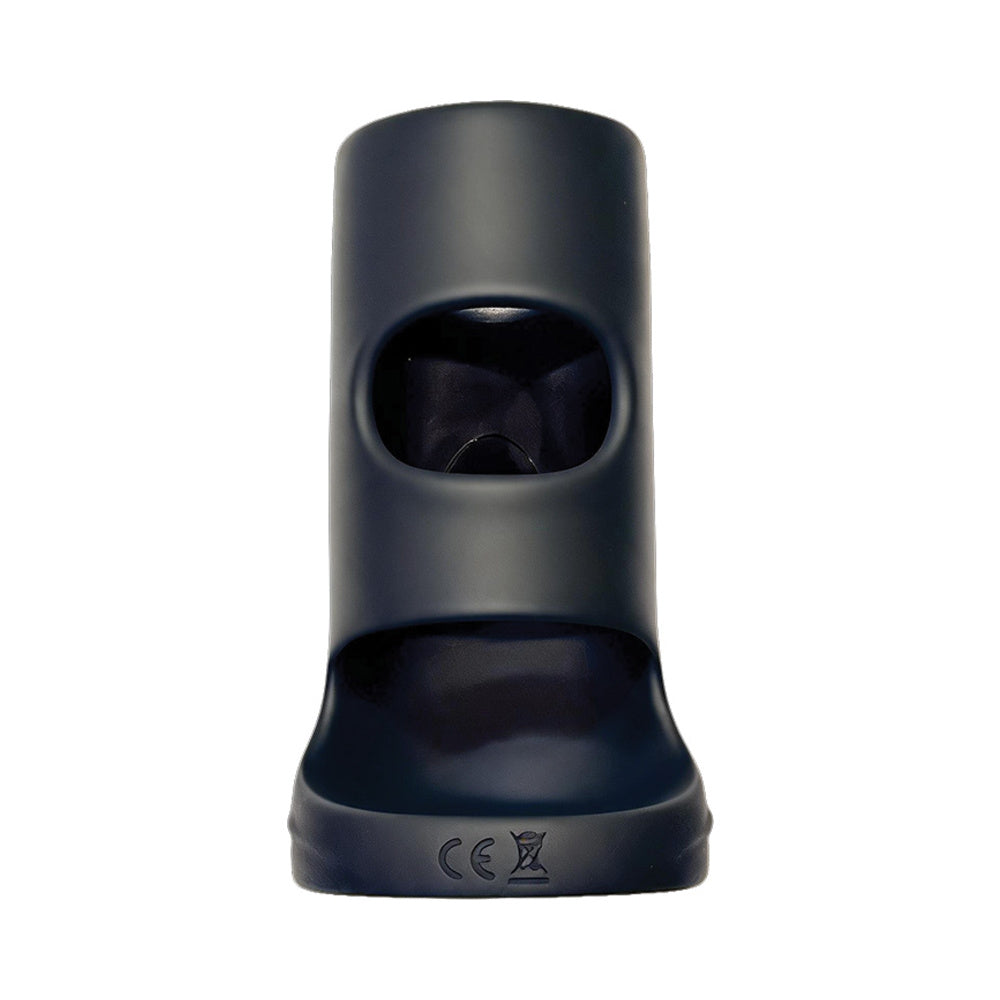 Decadence Motor Mount Liquid Silicone Penis Sleeve Multi Speed Vibration Rechargeable Black