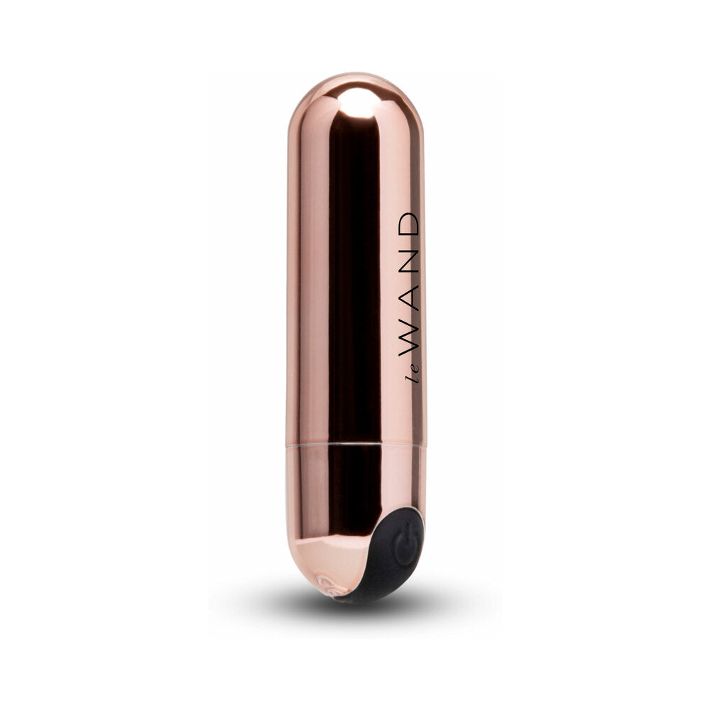 Le Wand Essentials Mini Rechargeable Rose Gold Bullet Vibrator
