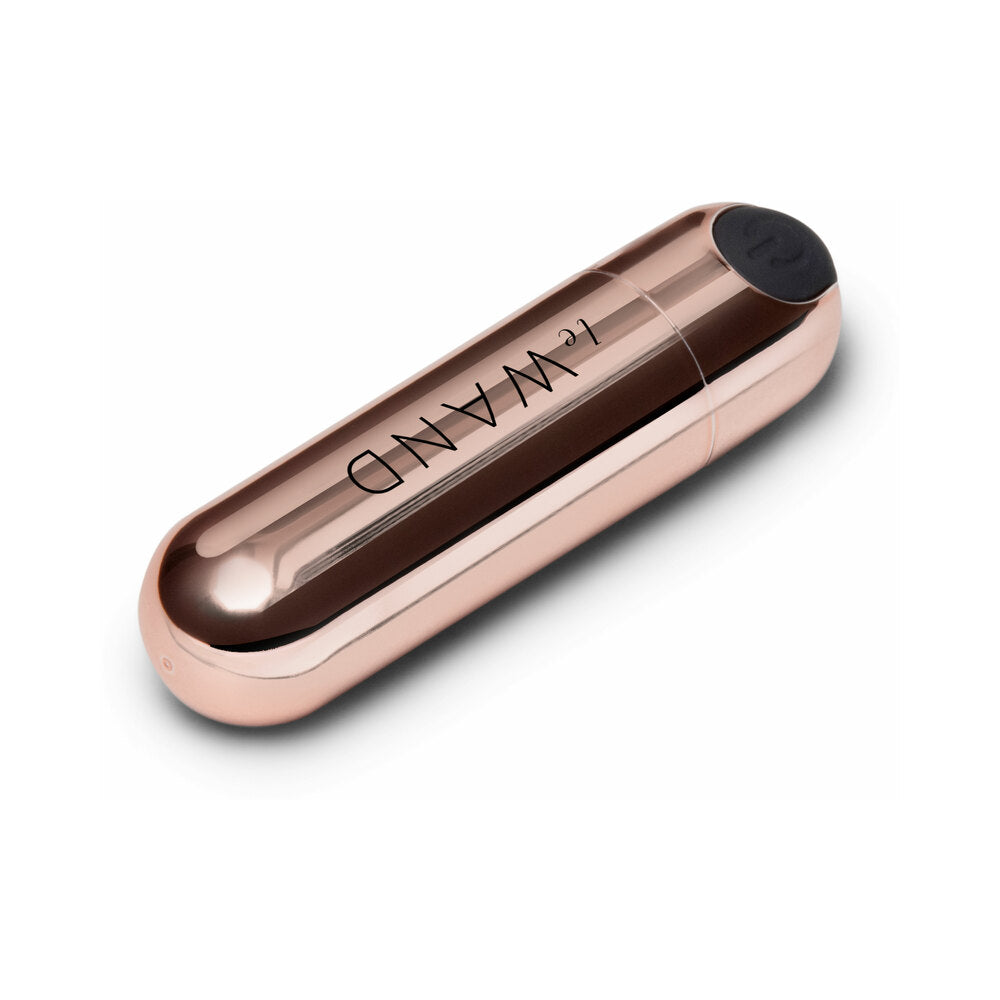 Le Wand Essentials Mini Rechargeable Rose Gold Bullet Vibrator