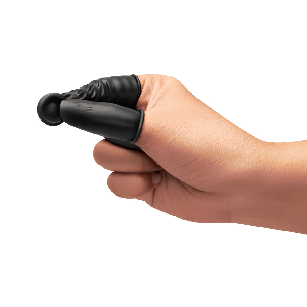 b-Vibe Essentials Anal Play Finger Cots 50-Piece Black