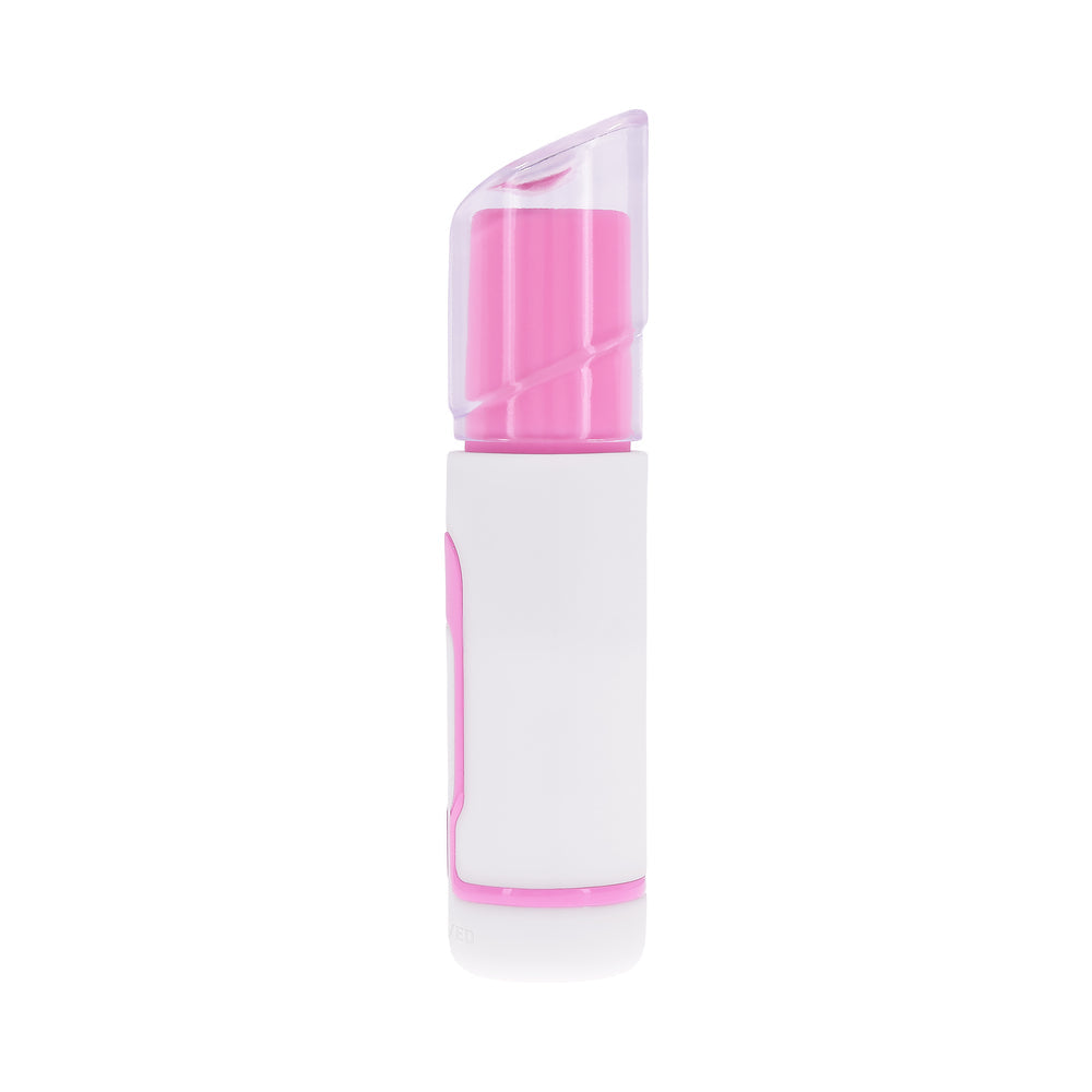 Evolved Pucker Up Silicone Rechargeable Pink/White Pearl