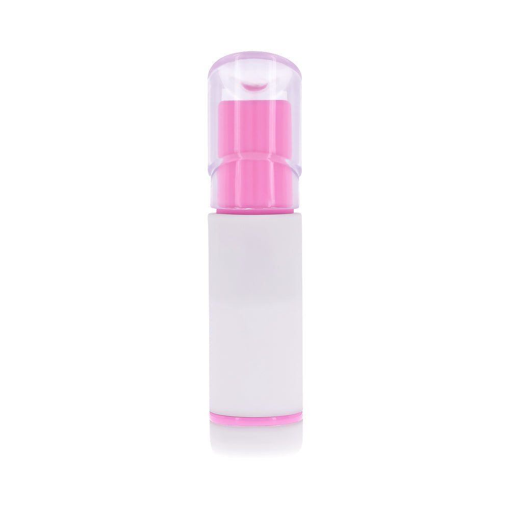 Evolved Pucker Up Silicone Rechargeable Pink/White Pearl