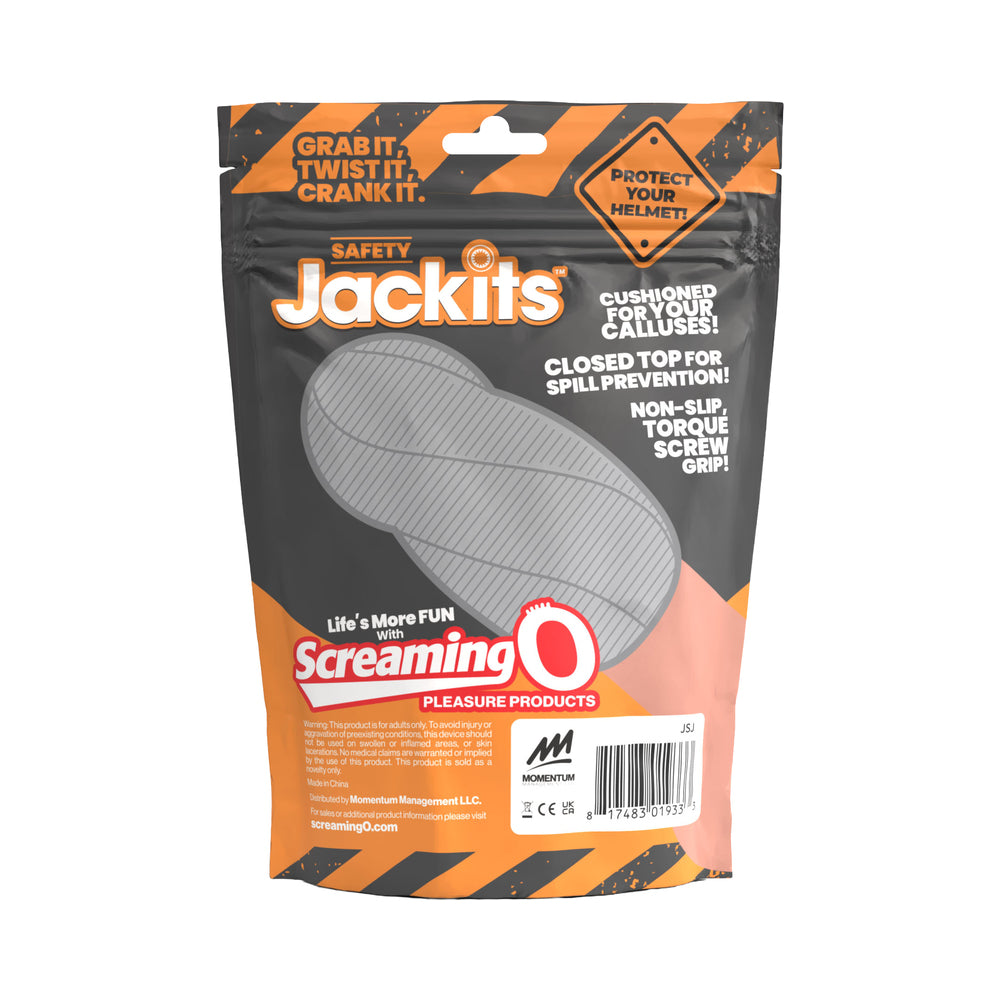 Screaming O Safety Jackits Ultra-Soft MANsturbation Sleeve Grey