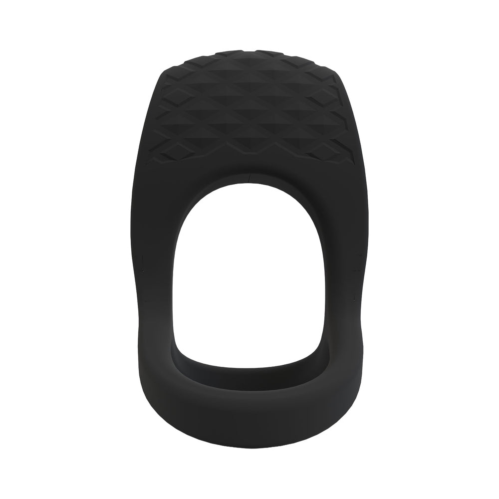 Screaming O Big O Pro Strapped Vibrating Ring Black