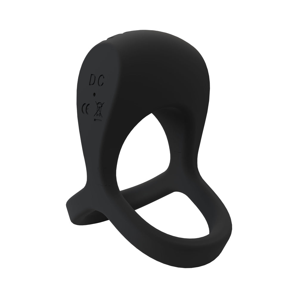 Screaming O Big O Pro Strapped Vibrating Ring Black