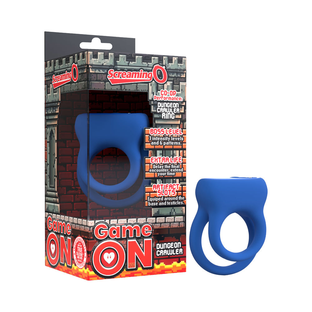 Screaming O Vibrating Ring D-Crawler Blue