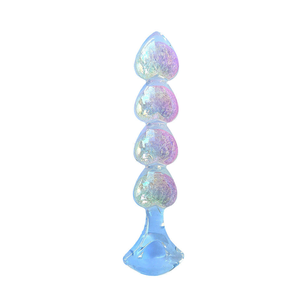 Cotton Candy Joy Gems Pearl Dipper Anal Beads Encased Sparkles