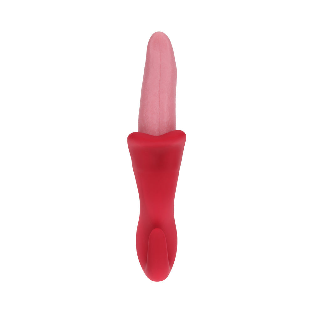 Loveline Spin Rotating Vibrating Tongue Pink