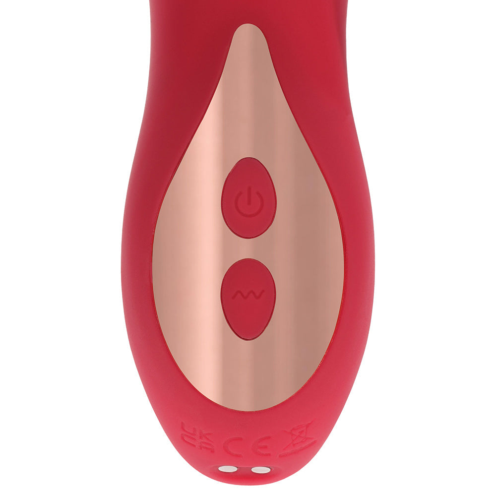 Loveline Spin Rotating Vibrating Tongue Pink