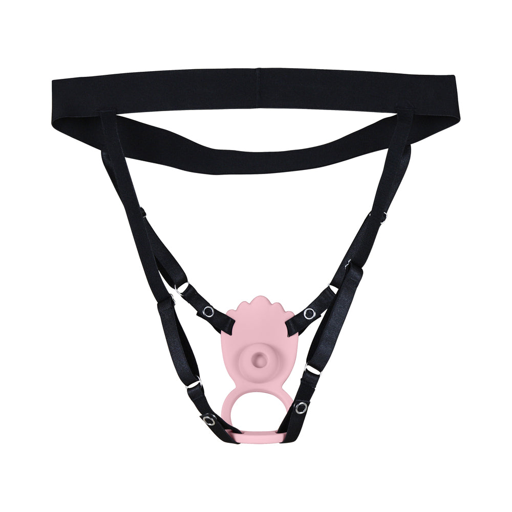 Loveline Flutter Adjustable Panty Vibe AirTapTech Pink