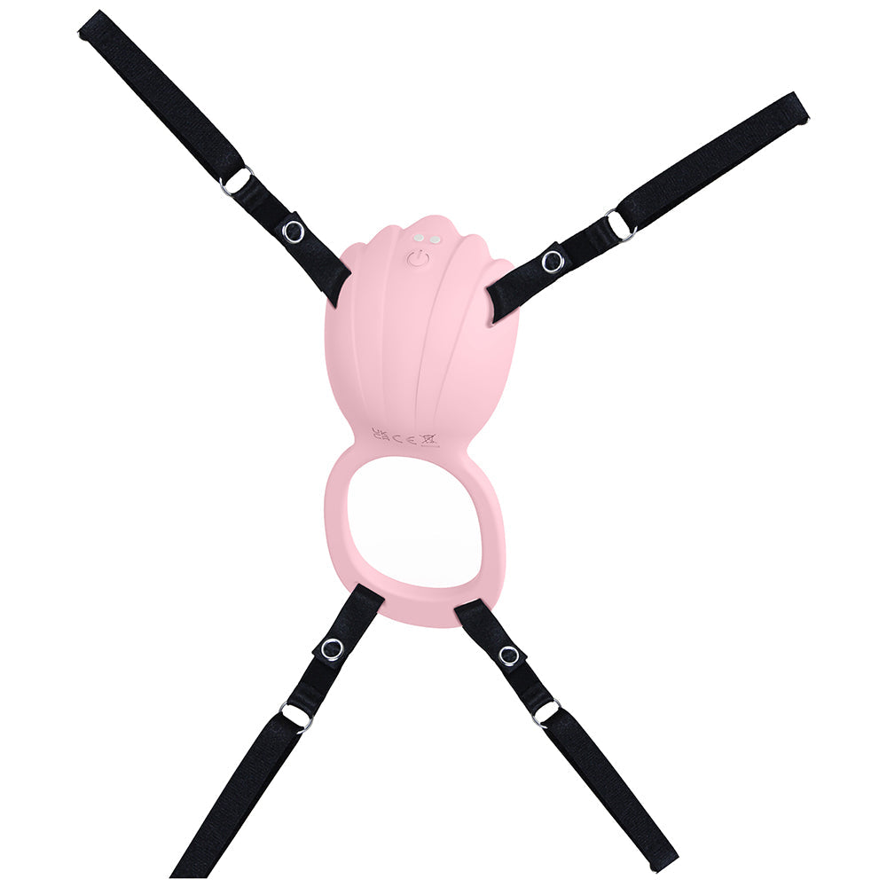 Loveline Flutter Adjustable Panty Vibe AirTapTech Pink