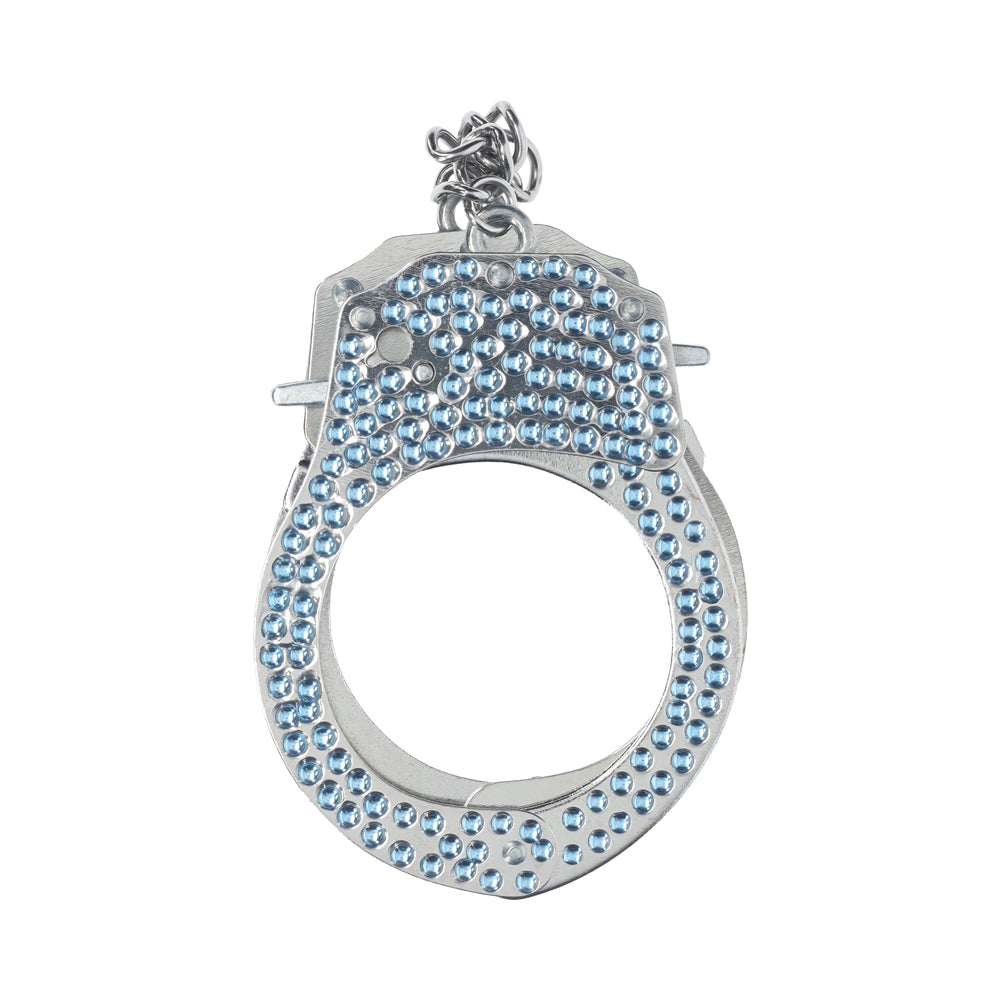 Ouch! Heavy-Duty Diamond Handcuffs Blue