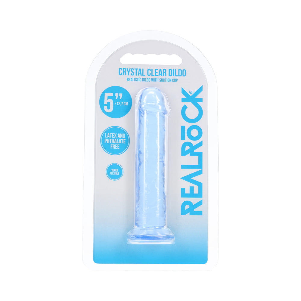 Realrock Realistic Dildo 5 in. Blue