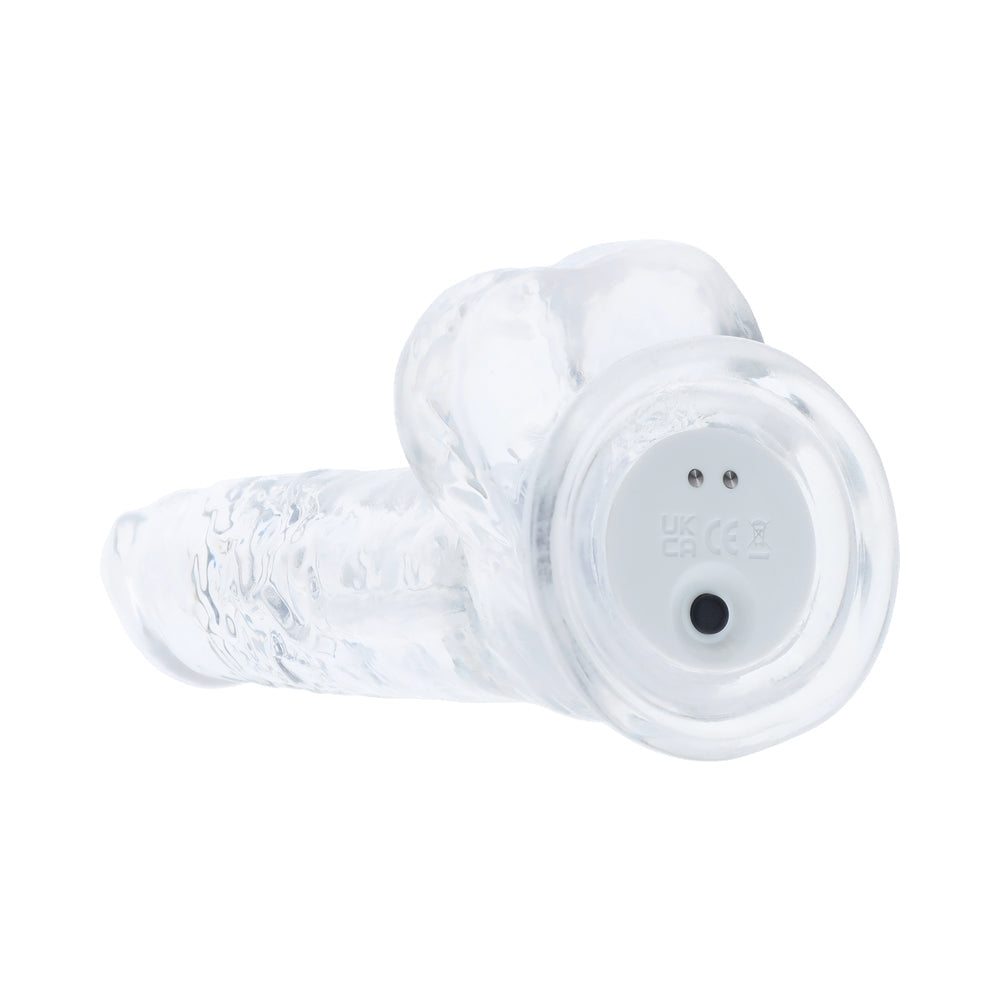 Realrock Crystal Clear LED Touch Dong 6 in. Translucent