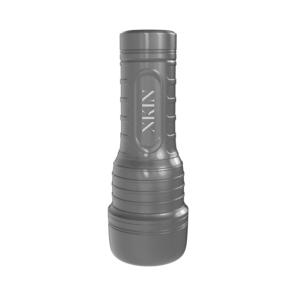 XKIN Chloe Mirage Vagina Vibrating + Suction Torch Masturbator Silver