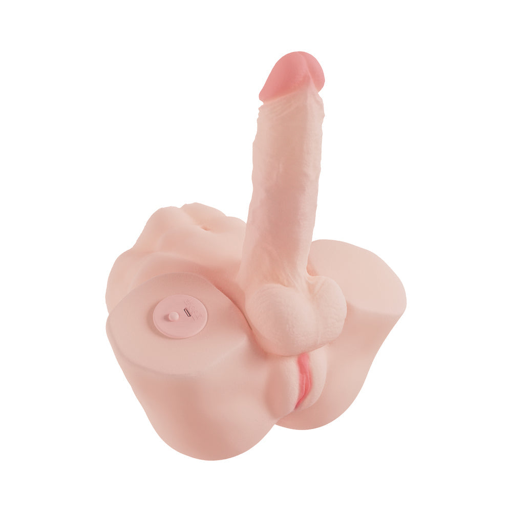 XKIN Body-Forms Emerie Avalon Trans Posable Vibrating Penis + Suction Vagina