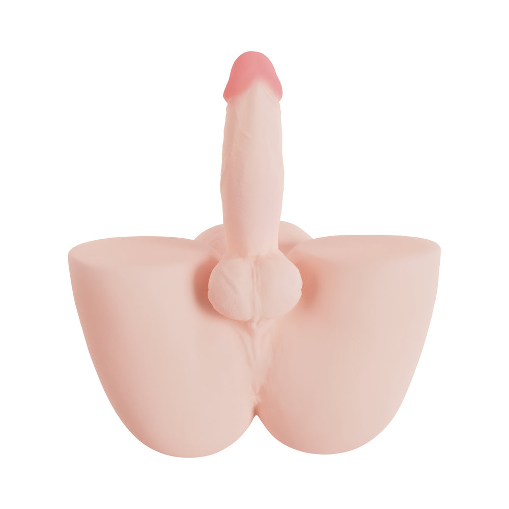 XKIN Body-Forms Rocco Malone Dual Density Penis with Vibrating Bullet