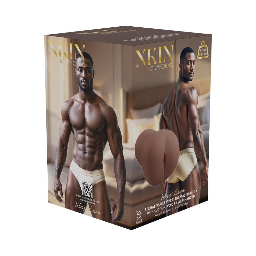 XKIN Body-Forms Max Leon Ass Vibration + Suction + Voice Masturbator