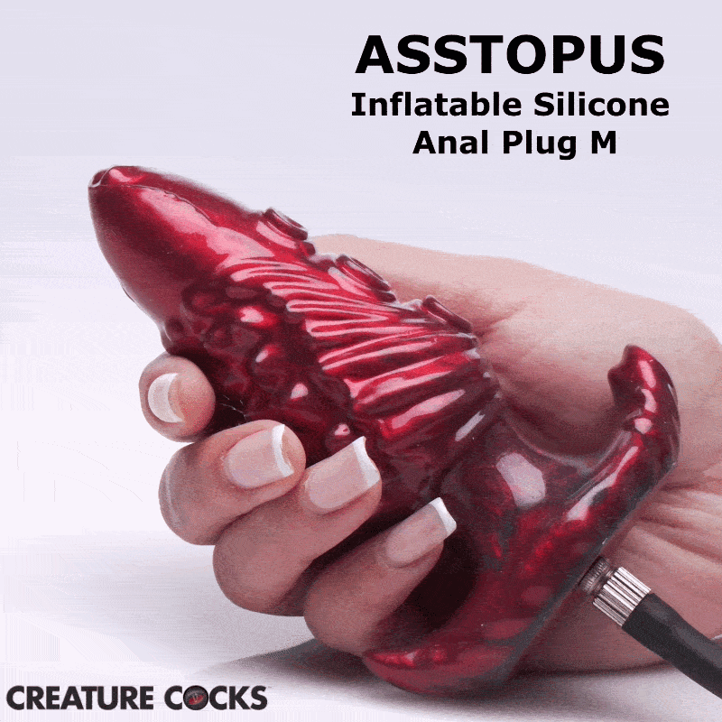 Creature Cocks Tentacle Inflatable Silicone Anal Plug Medium