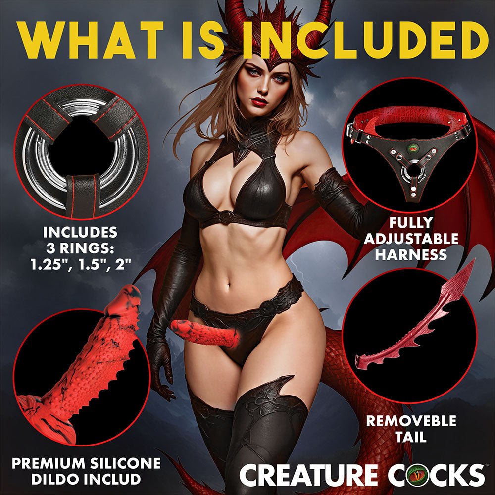 Creature Cocks Dragon Tail Strap-On Harness
