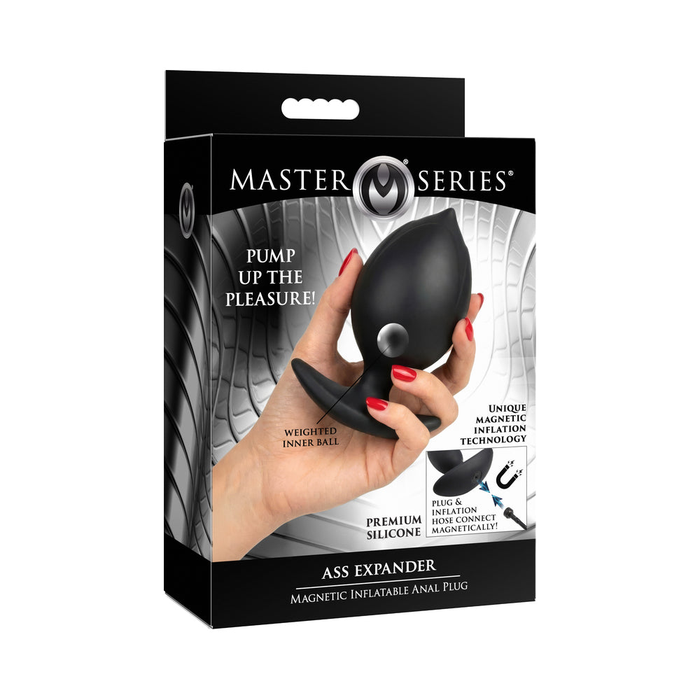 Master Series Ass Expander Magnetic Inflatable Anal Plug