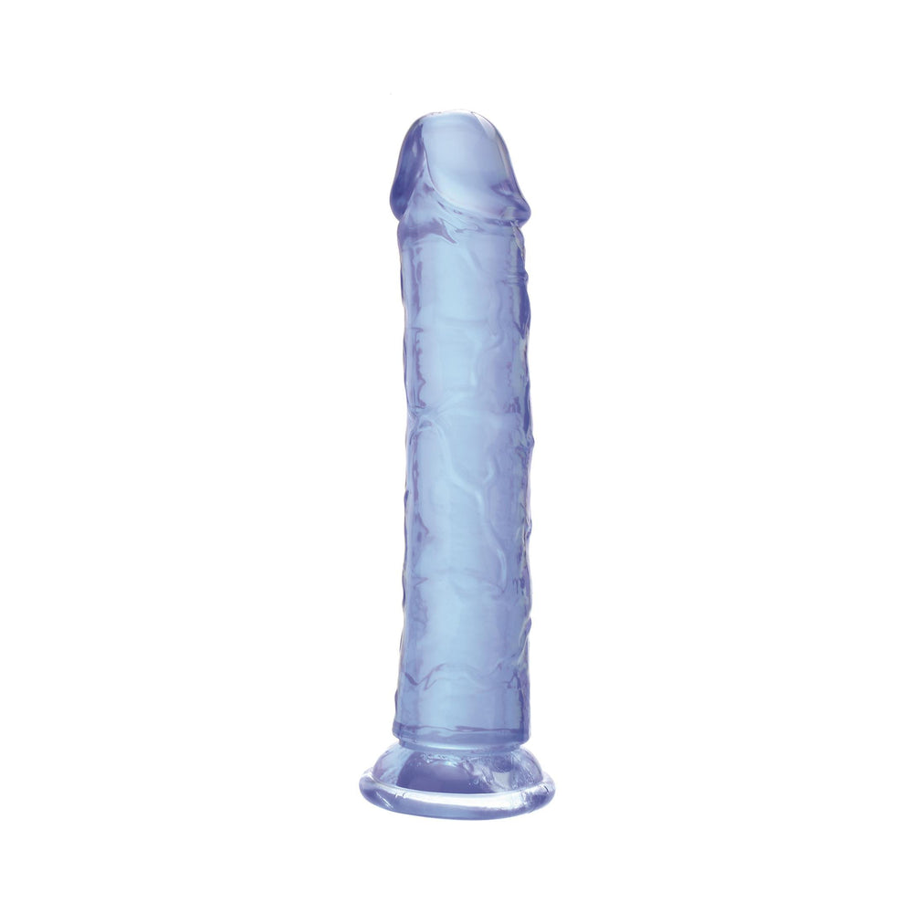 Adam & Eve Crystal Gem 7 in. Dildo Sapphire