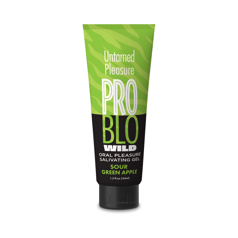 ProBlo Wild Oral Pleasure Salivating Gel Sour Green Apple 1.5 oz.