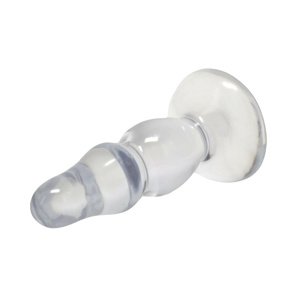 Crystal Jellies Novice Pop Plug 4 in. Clear