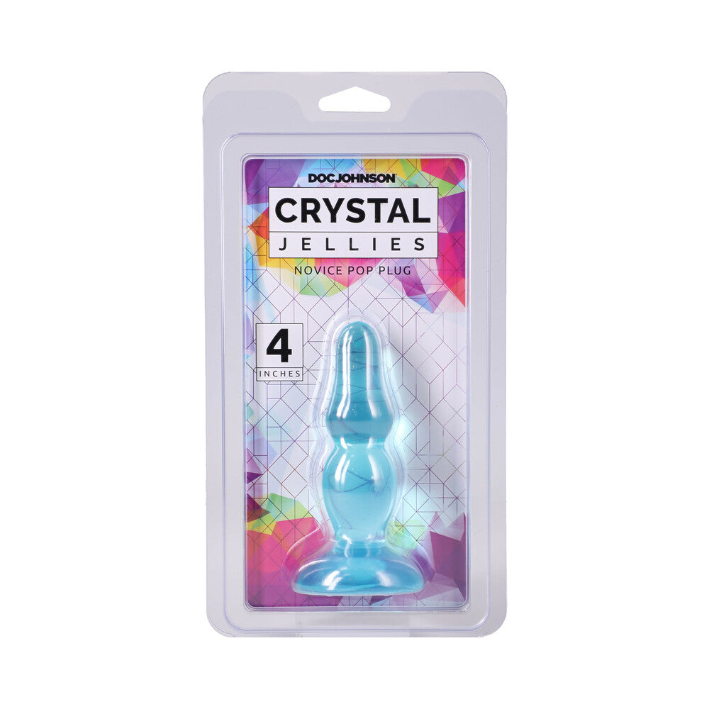 Crystal Jellies Novice Pop Plug 4 in. Teal