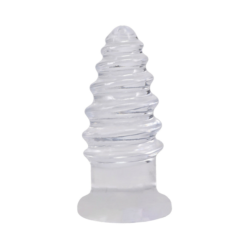 Crystal Jellies Anal Twist 6 in. Clear