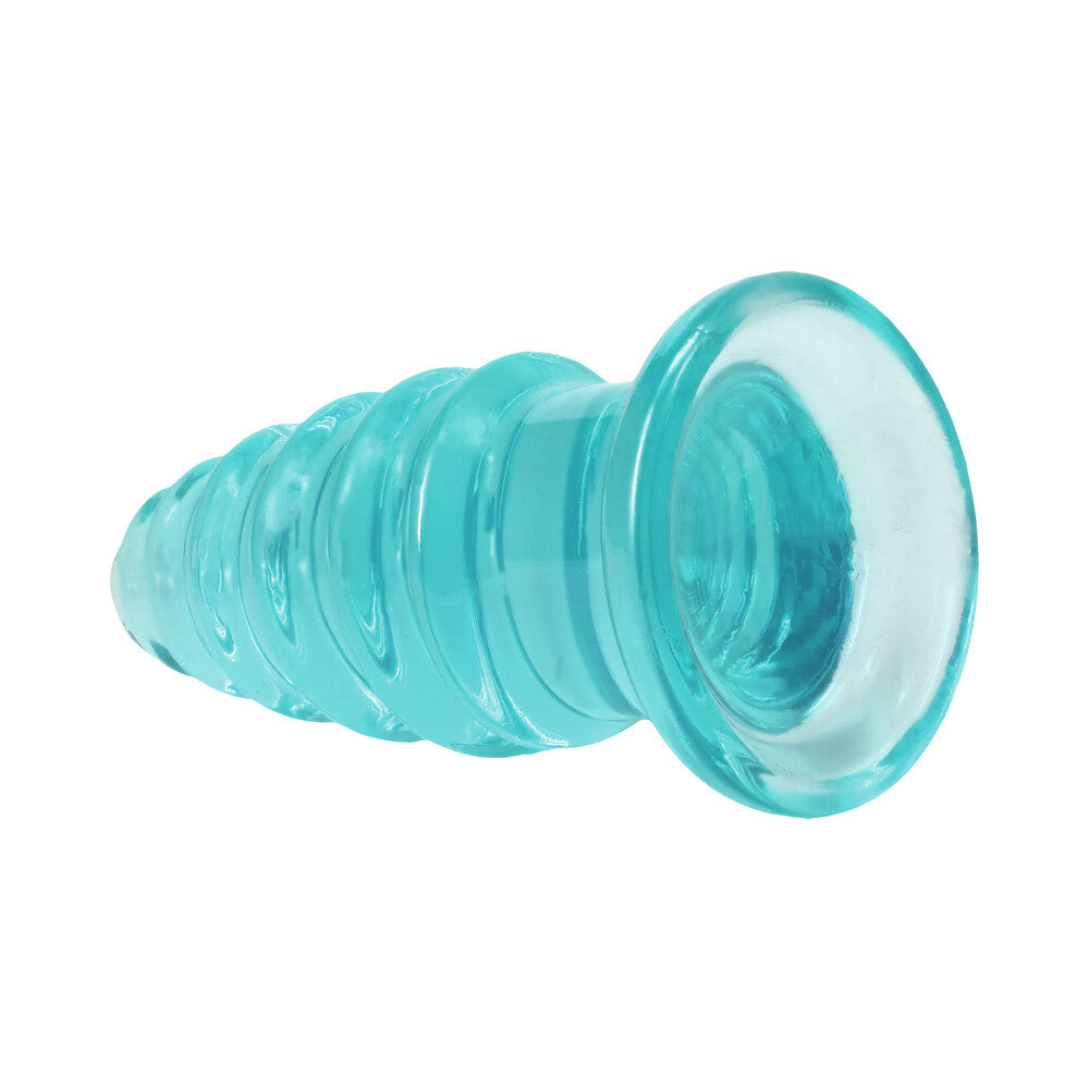 Crystal Jellies Anal Twist 7 in. Teal