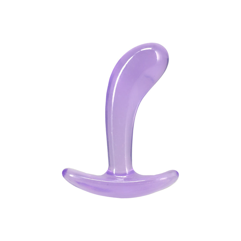 Crystal Jellies Curved Anal Trainer Set Purple