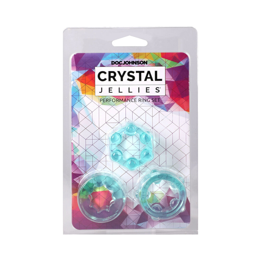 Crystal Jellies Performance Ring Set Teal