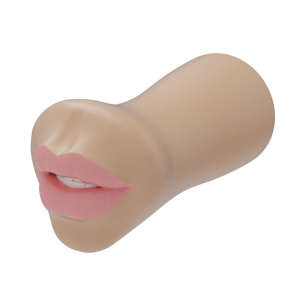 The Super Sucker Dick Sucking Lips ULTRASKYN Masturbator Vanilla