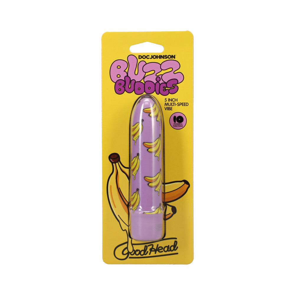 GoodHead Buzz Buddies 5 in. Muti-Speed Vibe Bananas