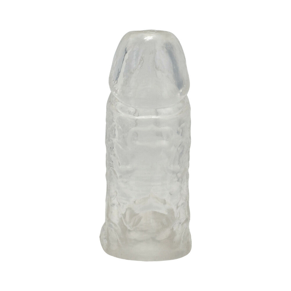 TitanMen Cock Sleeve with Ball Strap 4.5 in. Clear