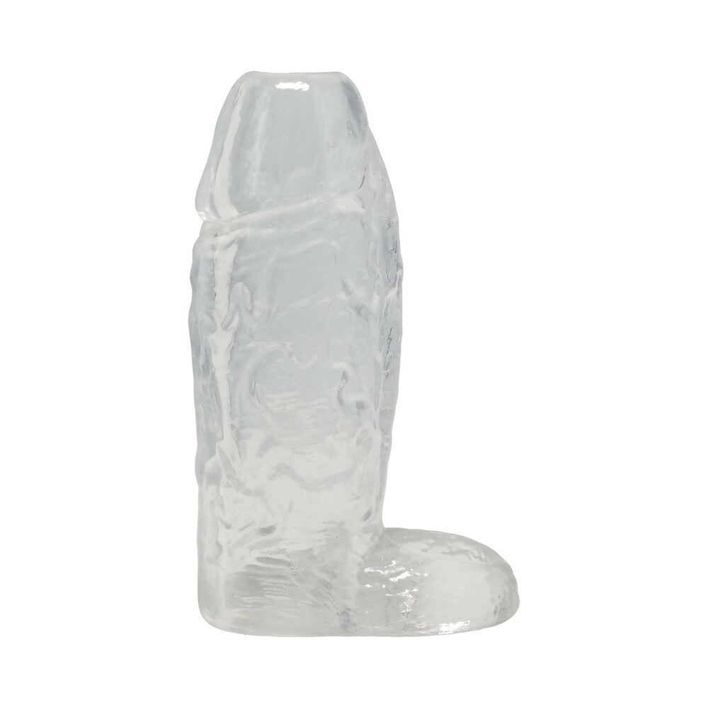 TitanMen Cock Sleeve with Ball Strap 5 in. Clear