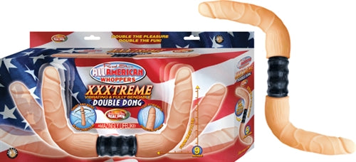 Latin American Whoppers Extreme Vibrating and Fully Bendable Dong - Flesh