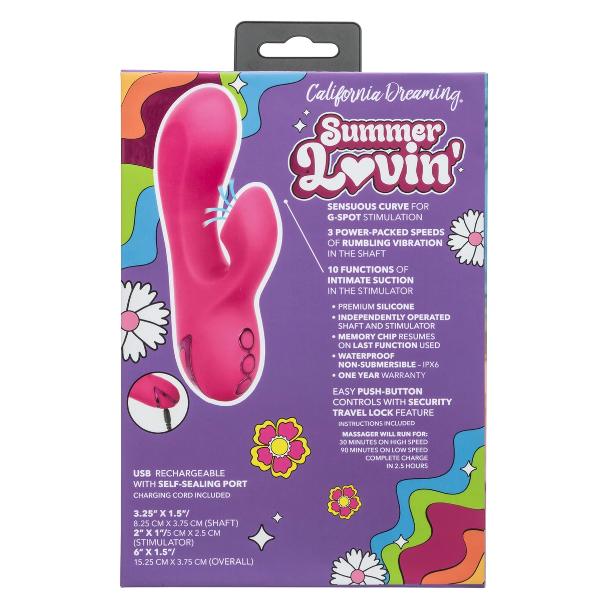California Dreaming Summer Lovin' Venice Beach Babe Pink