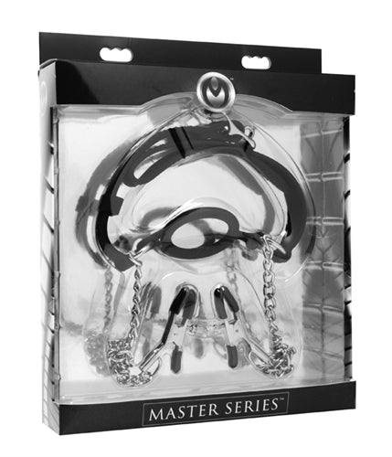 Mutiny Silicone O-Ring Gag and Nipple Clamps