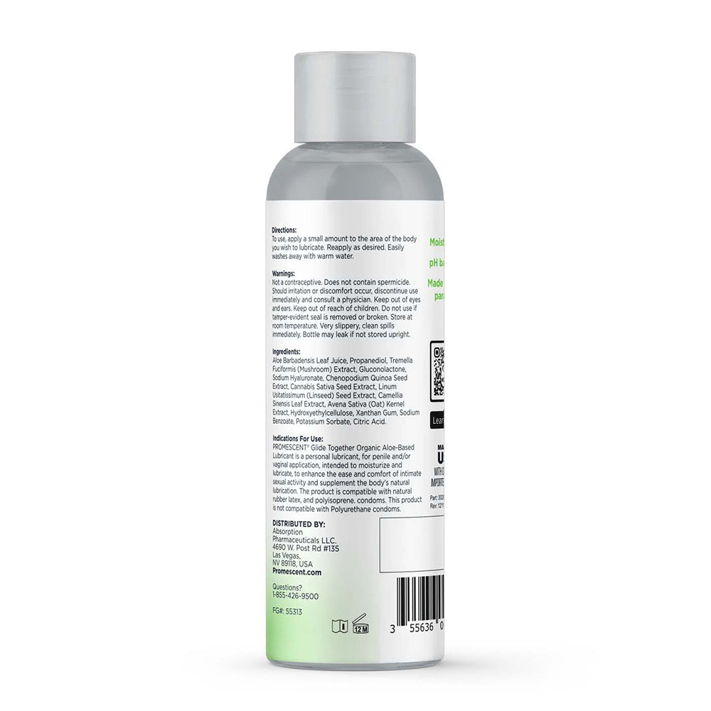 Promescent Organic Aloe Lube 4 oz.