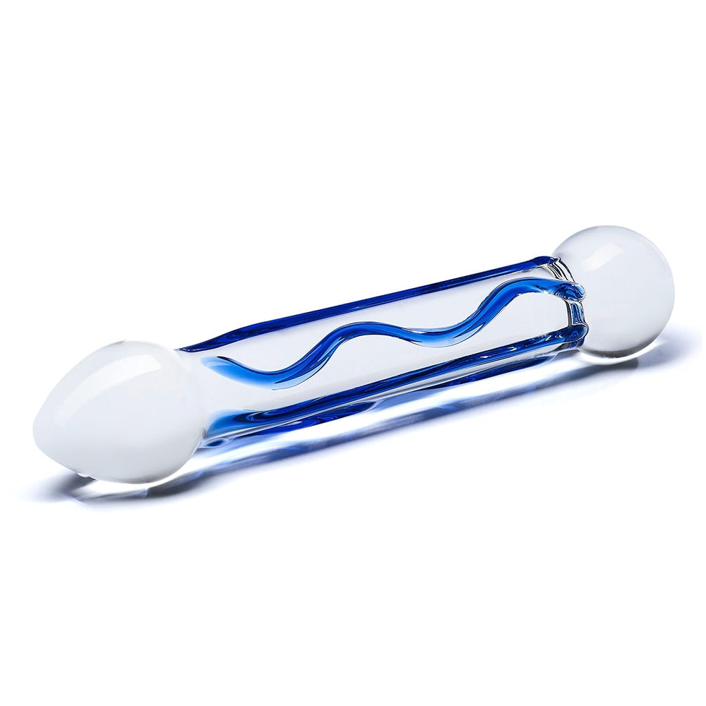 6.5" Full Tip Textured Glas Dildo