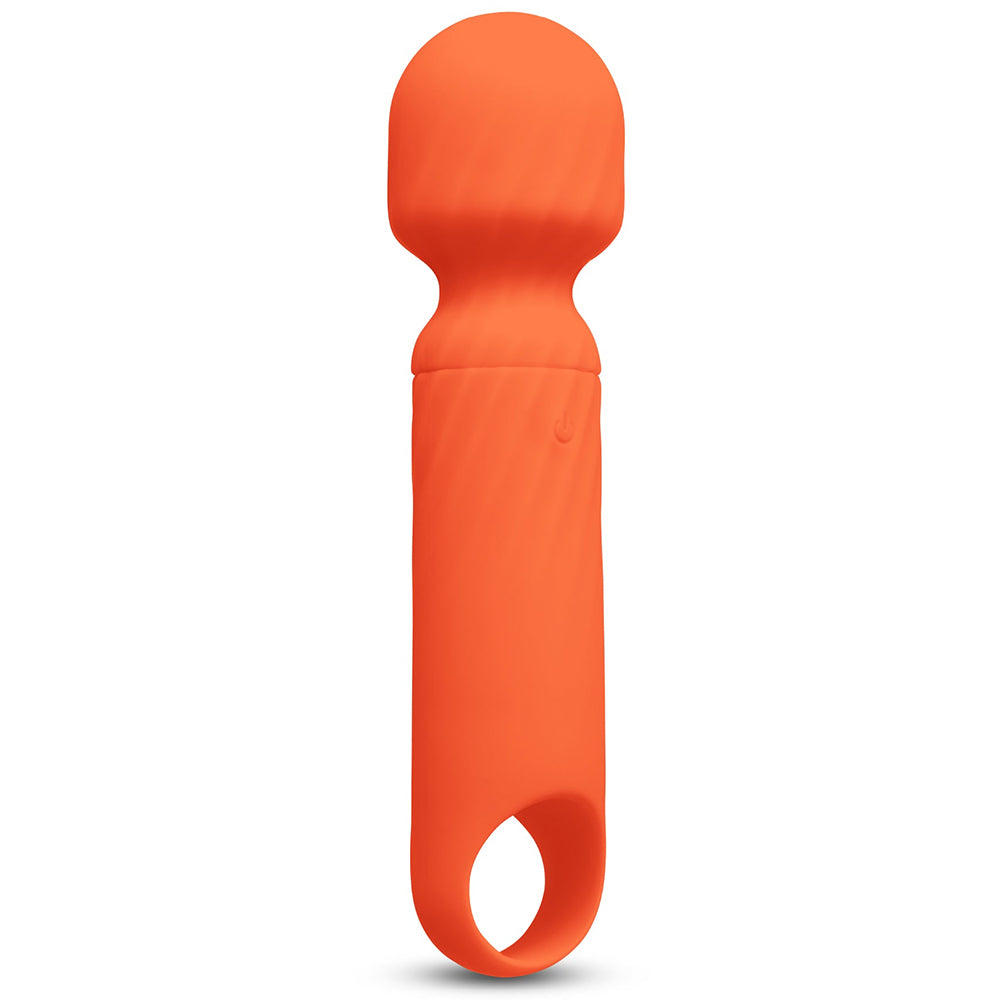 VibeFantasy 5" Lolly Wand Rechargeable Mini Wand Orange