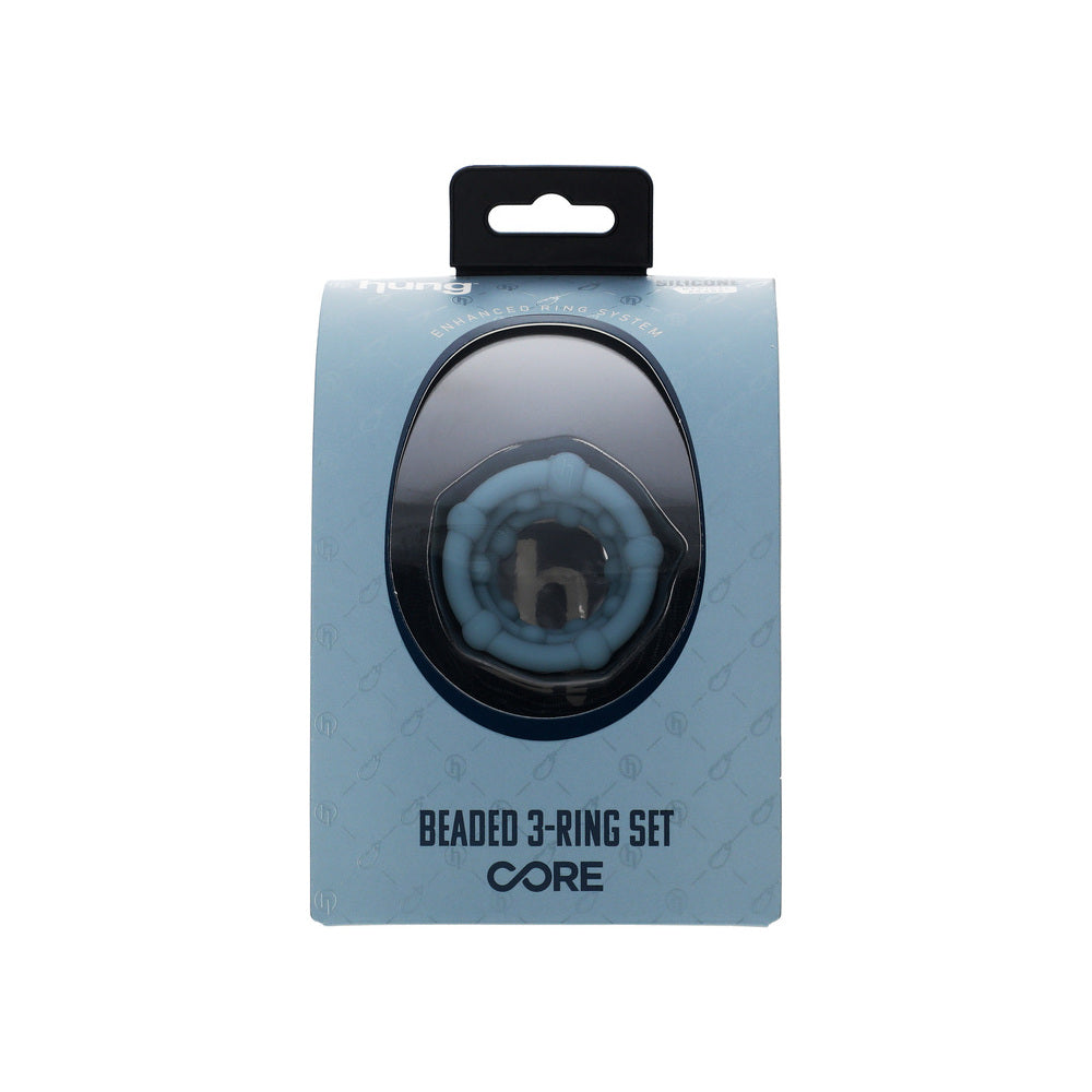 HUNG Beaded 3-Ring Set