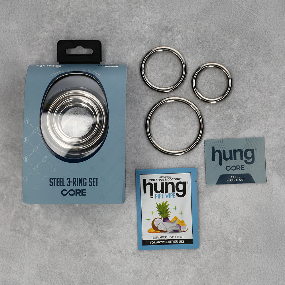 HUNG Steel 3-Ring Set