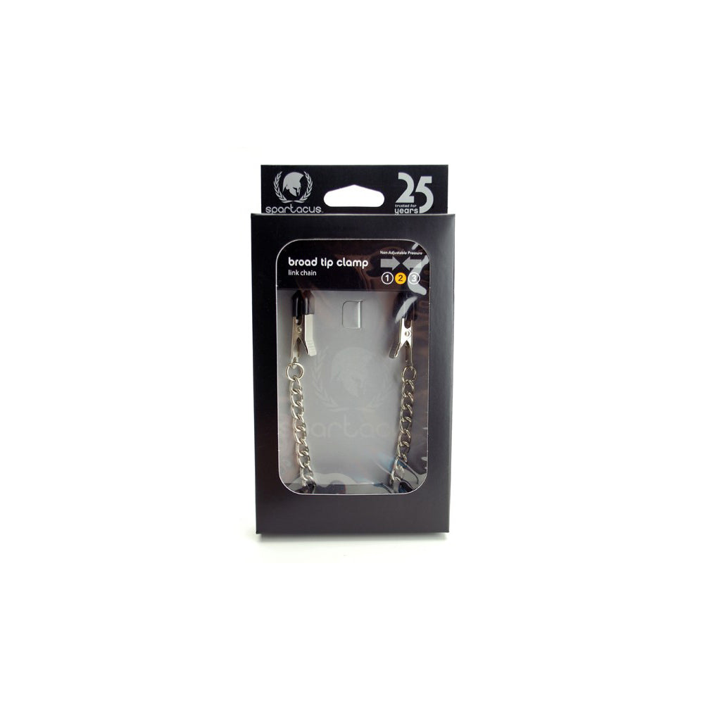 Broad Tip Clamp W/ Link Chain - Non-Adj.