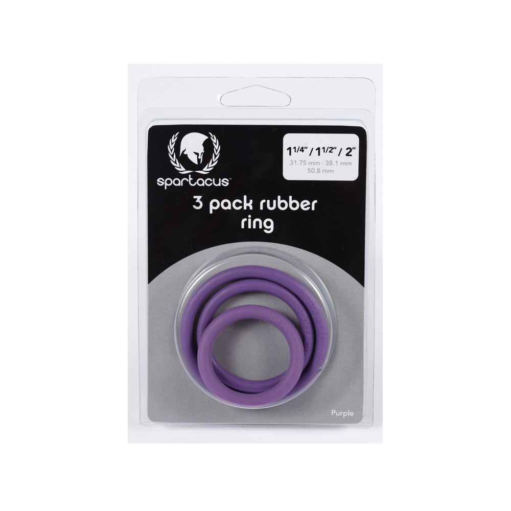 Rubber C-Ring Set 1.25 1.5 2" - Purple