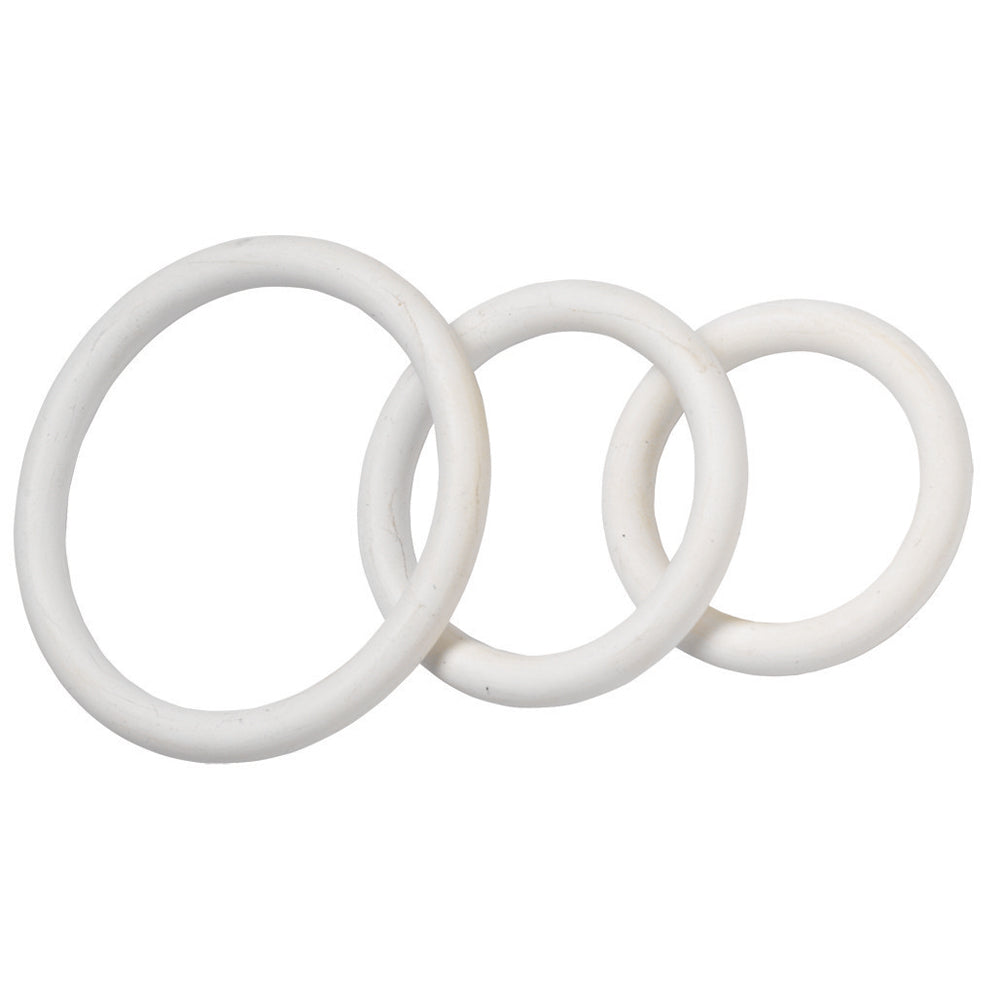 Nitrile C-Ring Set 1.25 1.5 2" - White