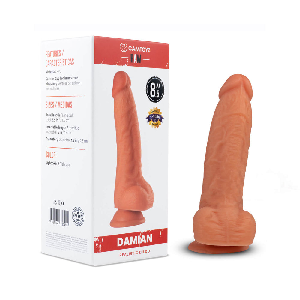 Raw Damian 8.5" Realistic Dildo