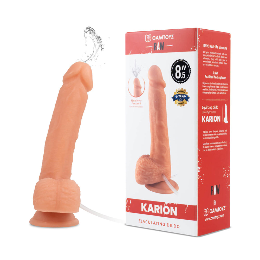Raw Karion 8.5" Realistic Ejaculating Dildo